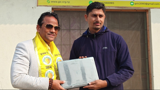 गोदावरी आविष्कार केन्द्रलाई ल्यापटप सहयोग