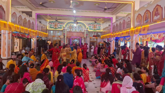 धनगढीको लक्ष्मीनारायण मन्दिरमा श्रीकृष्ण जन्माष्टमी मनाइँदै