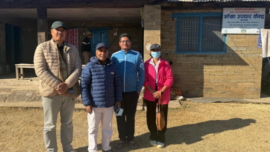 मेलौलीमा इलाका प्रशासनका लागि सिडिओसहितको टोलीद्वारा निरीक्षण 