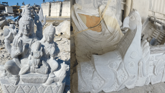 ढुङ्गाको मूर्ति बिक्री गरेर जीविका चलाउँदै कञ्चनपुरका ७३ वर्षीय विष्ट