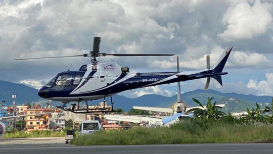 Mustang air helicopter loses contact in Dolakha, search operation underway