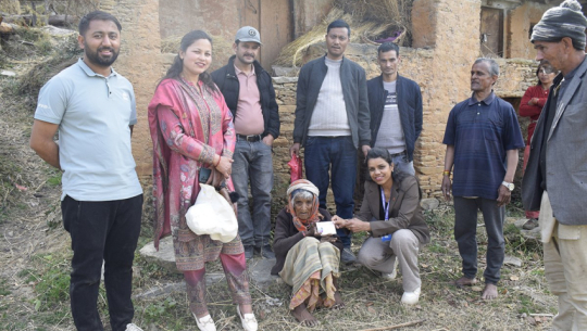 At 96, She still works the fields – Tulsi Devi Joshi receives citizenship