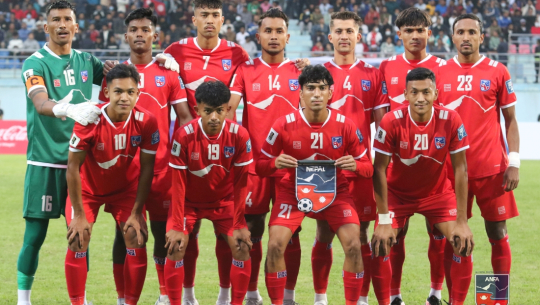 फिफा वरीयतामा नेपाल दुई स्थान माथि उक्लियो