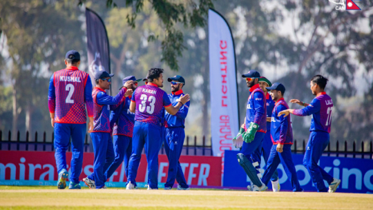 नेपालले पायो ३४० रनको विशाल लक्ष्य