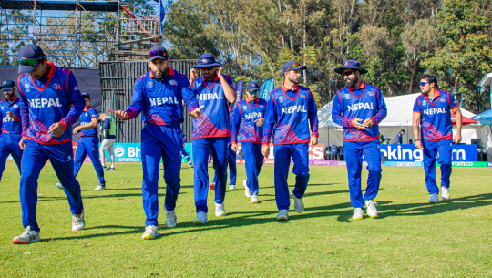 एसियन गेम्सका लागि नेपाली क्रिकेट टोलीको घोषणा