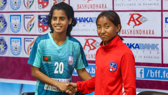 साफ यू–२० महिला च्याम्पियनसिप : नेपालले आज बंगलादेशको सामना गर्दै