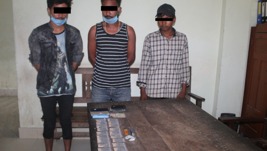 कैलालीमा लागुऔषध सहित तीन जना पक्राउ