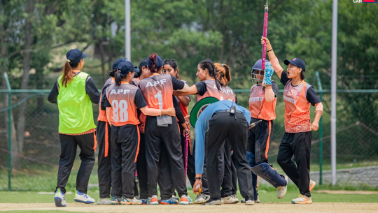 लगातार चौथो पटक ललितपुर मेयर्स कपको उपाधि एपीएफलाई