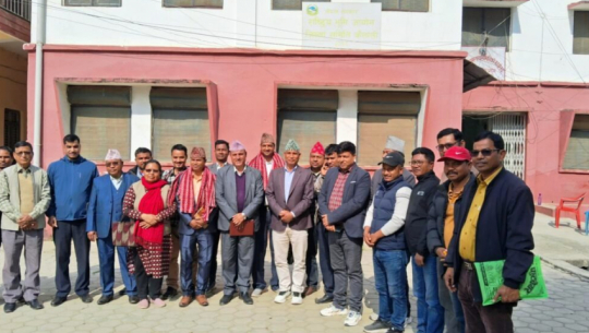 Newly appointed members of land commission Kailali take oath