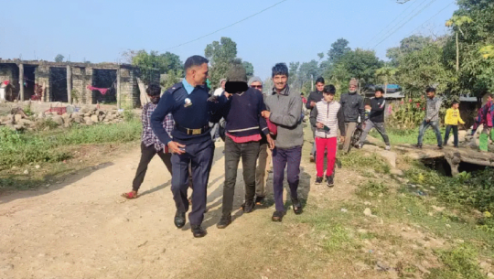 A man arrested for killing his mother in Kailali