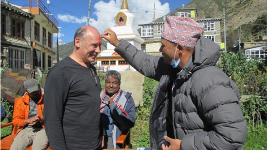 मनाङ आउने पर्यटकलाई स्वागत