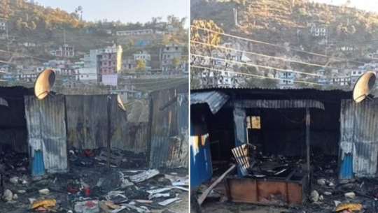 बझाङका दुई पसल पूर्ण रुपमा जले, ६० लाख बराबरको क्षति 