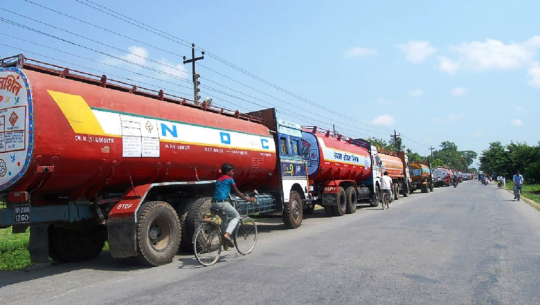 काँकडभिट्टाबाट १२ अर्ब ६४ करोडको पेट्रोलियम पदार्थआयात 