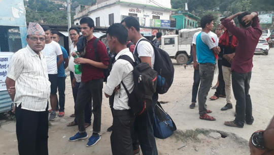 फोटो : पत्रकार गणेश मौनीको फेसवुक बाट। 