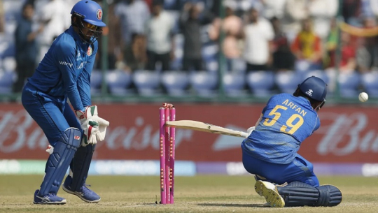 टी–२० विश्वकप : यूएईलाई हराउँदै अफगानिस्तानकाे पहिलाे जीत 