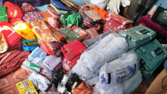 कञ्चनपुरमा करिब दुई लाखको भन्सार छलीका सामान बरामद