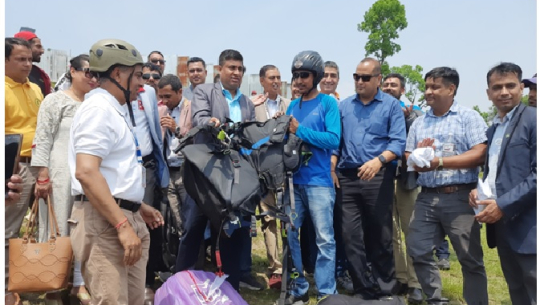पोखराको आकाशमा खुला प्याराग्लाइडिङ प्रतियोगिता सुरु