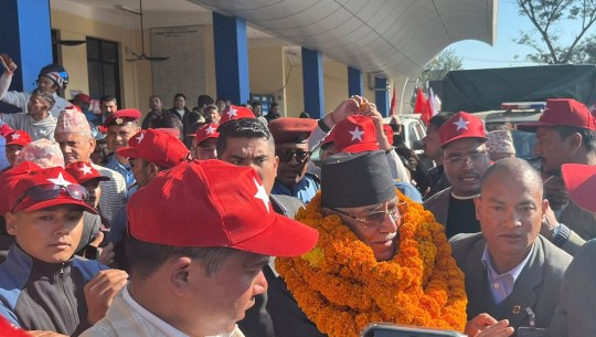 प्रचण्ड र माधव नेपाल धनगढीमा, एकता सन्देश सभालाई सम्बोधन गर्ने