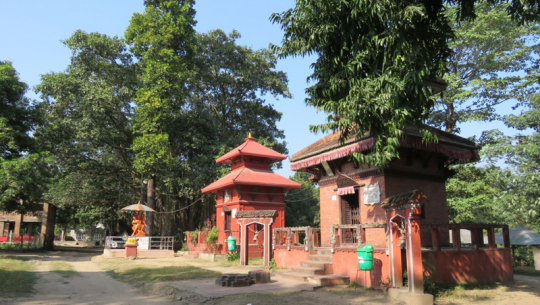 गणेशधाममा तलाउ निर्माण गरिँदै