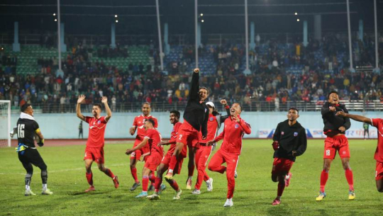 लाओसलाई हराउँदै नेपालले उचाल्यो प्रधानमन्त्री कप फुटबलको उपाधि