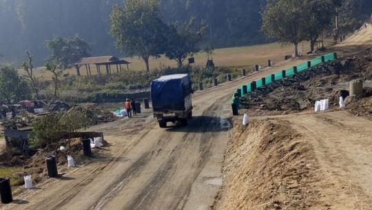 Road safety program launched on Mahendra highway to reduce accidents through structural improvements