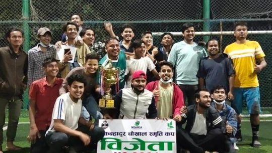 टेकबहादुर चोखाल स्मृति कपः वडा नम्बर ५ च्याम्पीयन