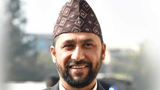 Former Home Minister Ravi Lamichhane Visits Earthquake-Affected Areas in Bajhang