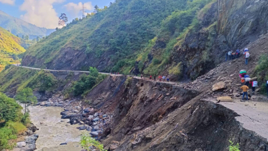 Bhimdatta highway reopens after landslide clearance, KI Singh highway blocked again