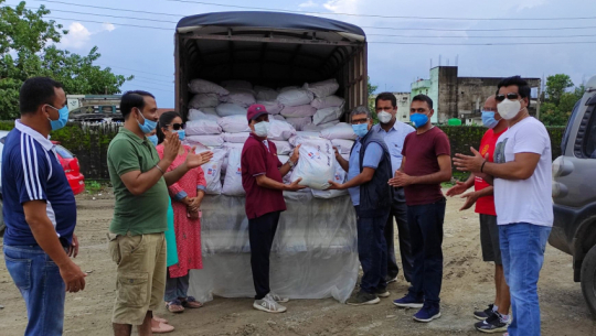 Relief handed over for flood victims in Kailali