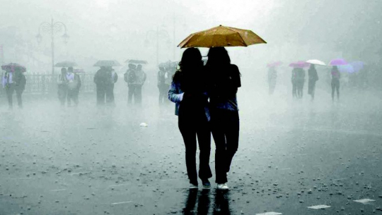 Heavy rainfall likely to occur at some places of five provinces