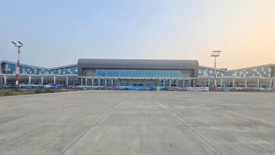 निर्धारित समयभन्दा अगावै तयार भयो राँझा विमानस्थलको नयाँ टर्मिनल भवन