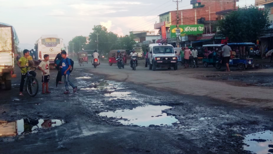 Rise in accidents due to dilapidated state of East-West highway in Kailali