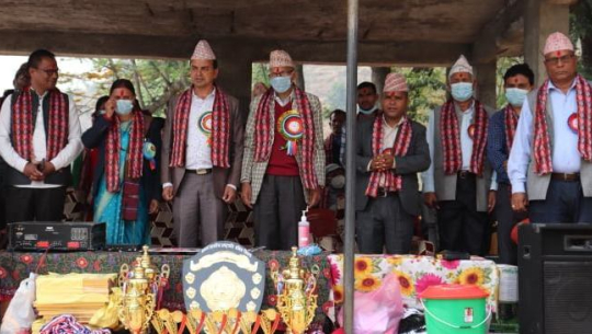 बाजुराको बुढिगंगामा राष्ट्रपति रनिङ शिल्ड प्रतियोगिता हुँदै