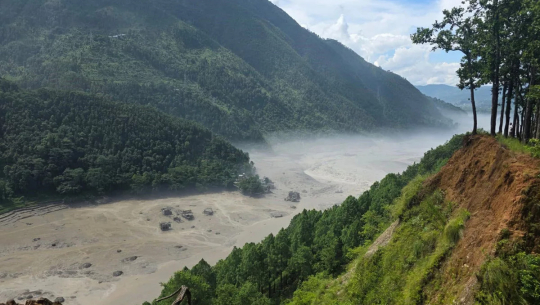 चीनतर्फ हिमपहिरोपछि बनेको ताल अझै खुलेन, बाढीको जोखिम कायमै  