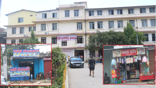 सेती अस्पतालका सटरबाट सुर्तीजन्य पदार्थको कारोबार