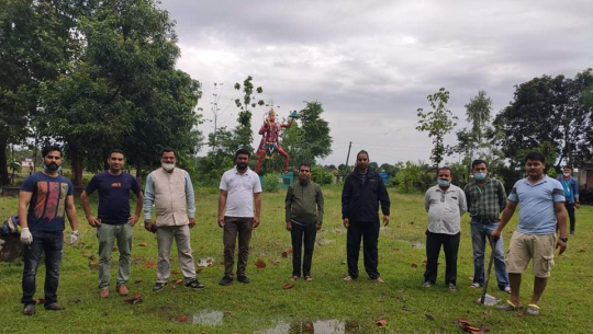 धनगढी जेसिजद्धारा विश्व वातावरण दिवसमा वृक्षारोपण