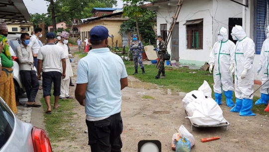 कोरोनाका कारण मृत्यु भएका कैलालीका दुई जनाको शव व्यवस्थापन