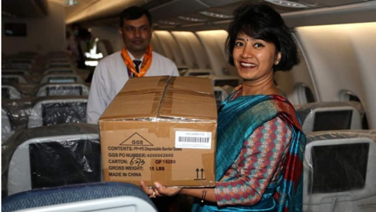 इजरायलबाट स्वास्थ्य सामग्री नेपालमा