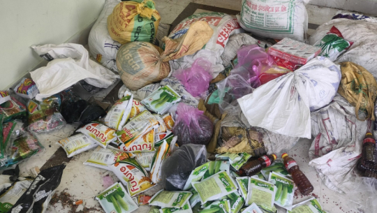 Police Confiscate Illegal Goods in Kanchanpur, Valued at Over Rs. 117,500