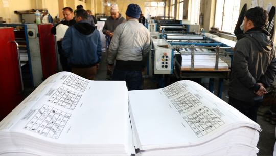 निर्वाचन ३१ दिन बाँकी: प्रत्यक्षतर्फ ३० लाख मतपत्र छापियो