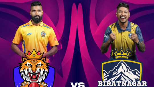 सुदूरपश्चिमविरुद्ध फिल्डिङ गर्दै विराटनगर