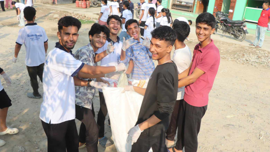 मिराकल एजुकेसनले गर्‍यो सरसफाइ 