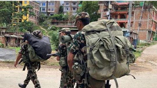 निर्वाचन सुरक्षार्थ सेना परिचालन