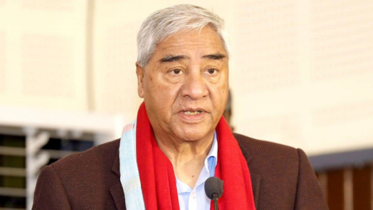 Former Prime Minister Deuba scheduled to return home on Shrawan10