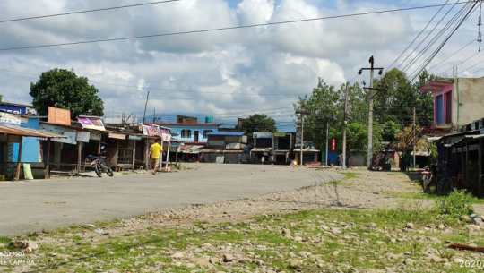 Ghodaghodi Municipality Ward No. 10 sealed to curb the spread of Coronavirus