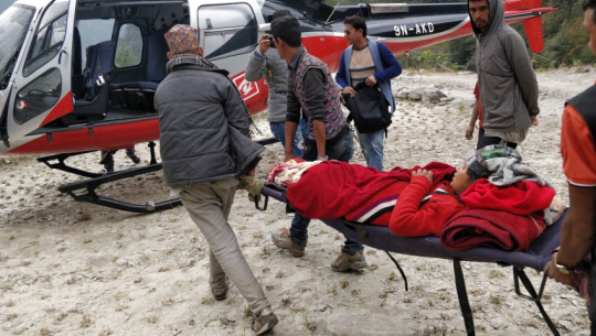 Helicopter rescue saves woman in labor in Bajura