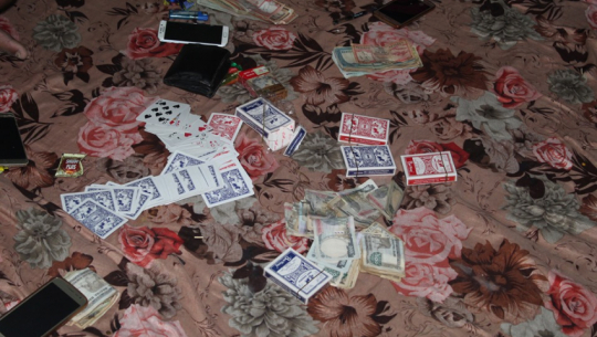 Nine gamblers arrested with cash in Kanchanpur