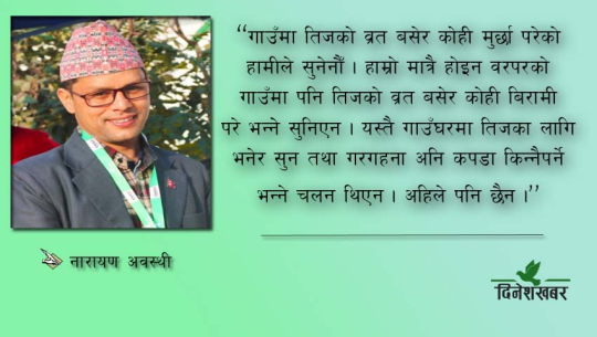 तिज, काँक्रा र साथीहरु