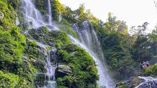 काभ्रेको चर्चित तीनधारे झरना संरक्षणको प्रक्रिया थालियो