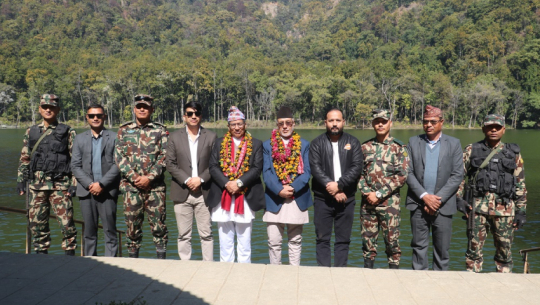 Provincial chiefs of Sudurpaschim and Gandaki visit Alital, Dadeldhura